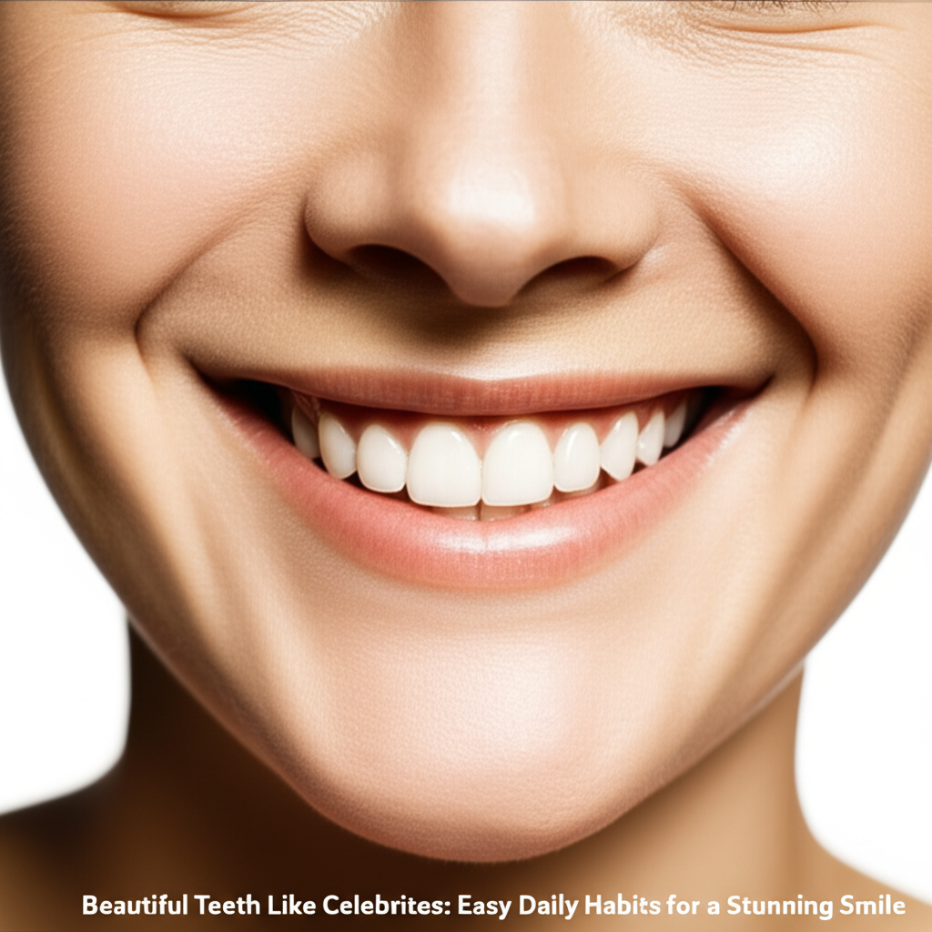 Beautiful Teeth Like Celebrities: Easy Daily Habits for a Stunning Smile